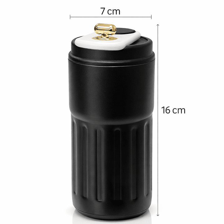 Botella térmica con medidor digital de temperatura - Importadora Victory 8