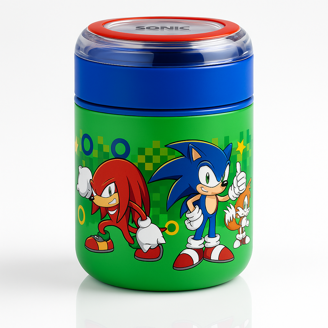 Lonchera Térmica Infantil 630 ml de Acero Inoxidable 304 con Cuchara – Recipiente para Comida Escolar 2