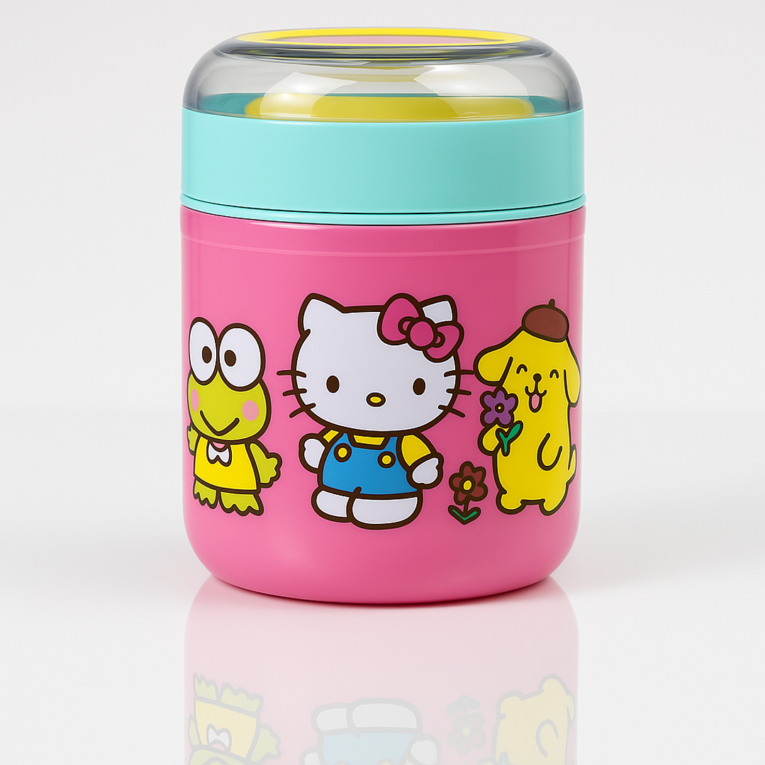 Lonchera Térmica Infantil 630 ml de Acero Inoxidable 304 con Cuchara – Recipiente para Comida Escolar 7