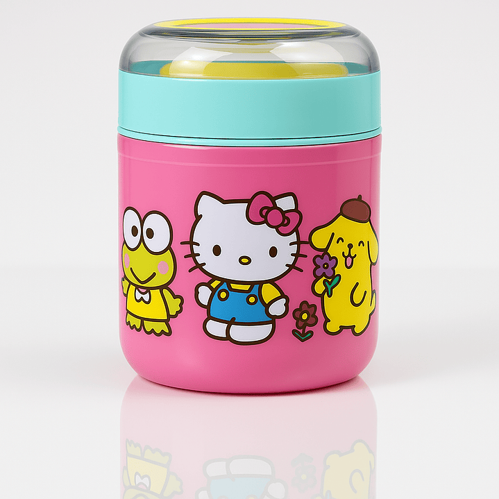 Lonchera Térmica Infantil 630 ml de Acero Inoxidable 304 con Cuchara – Recipiente para Comida Escolar 7