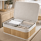 Set de Cajas Organizadoras de Bambú con Tapa – Organizador de Ropa Interior y Accesorios (3 Tamaños) - Miniatura 1