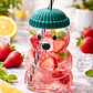 Vaso Osito con Sorbete – Vaso para Batidos, Smoothies y Leche con Chocolate | Vaso Kawaii Reutilizable - Miniatura 6