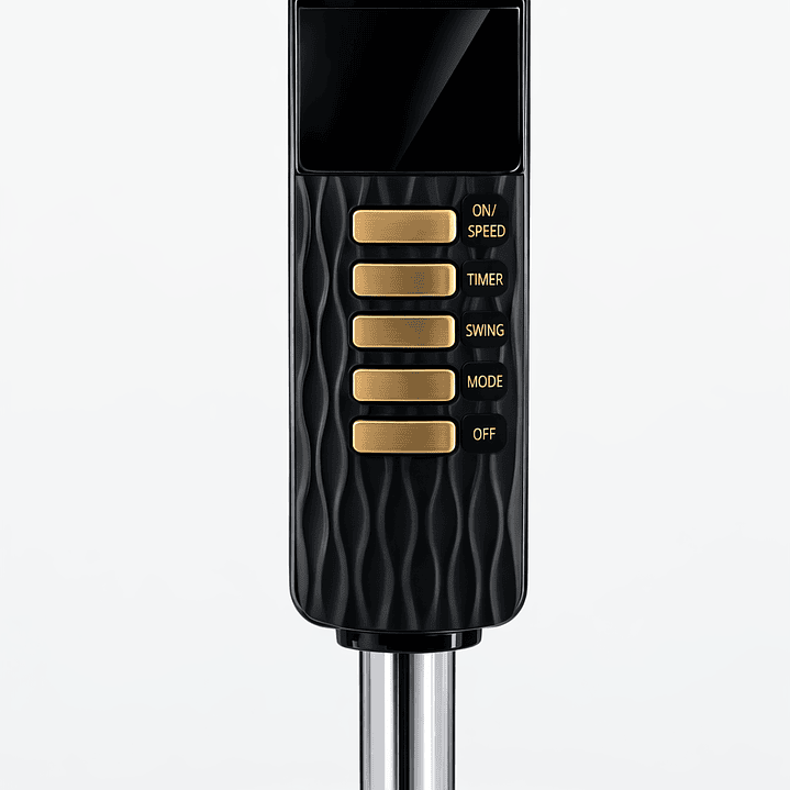 Ventilador Crown 18” con Control Remoto | 5 Aspas Acrílicas Silenciosas – 150W de Potencia 3