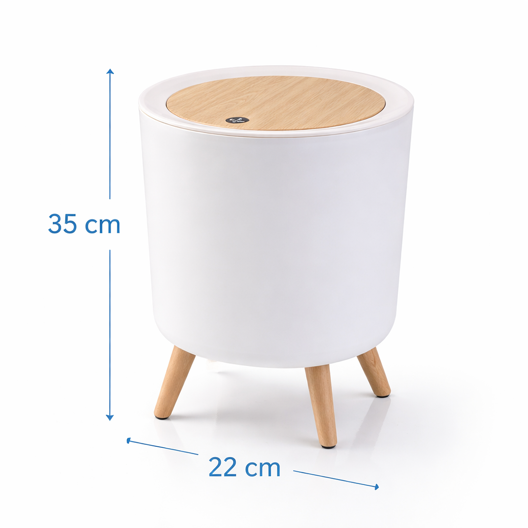 Tacho de Basura Moderno Minimalista – Ideal para Baño y Hogar 3