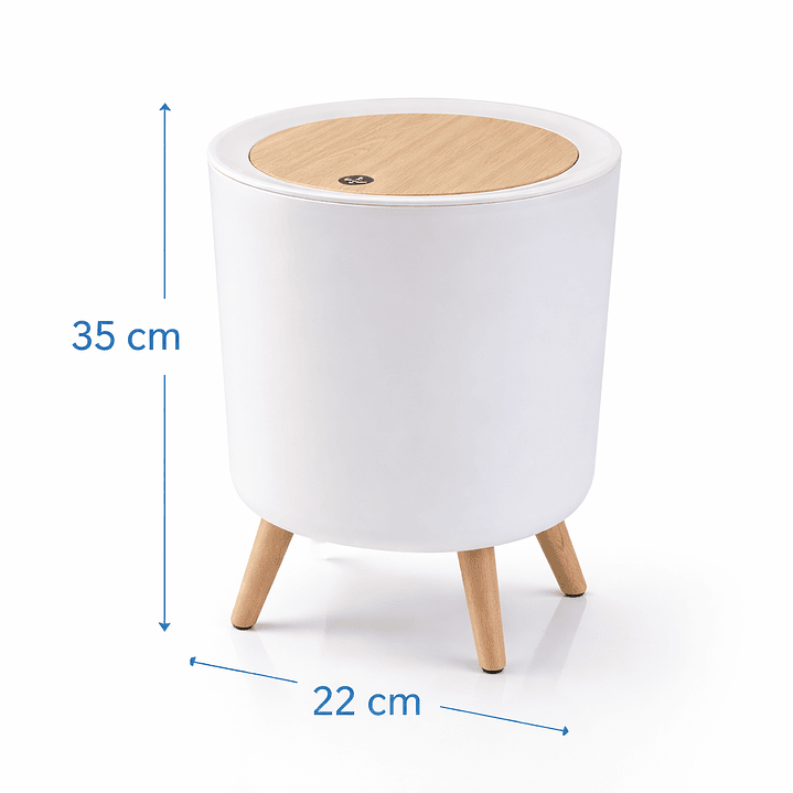 Tacho de Basura Moderno Minimalista – Ideal para Baño y Hogar 3