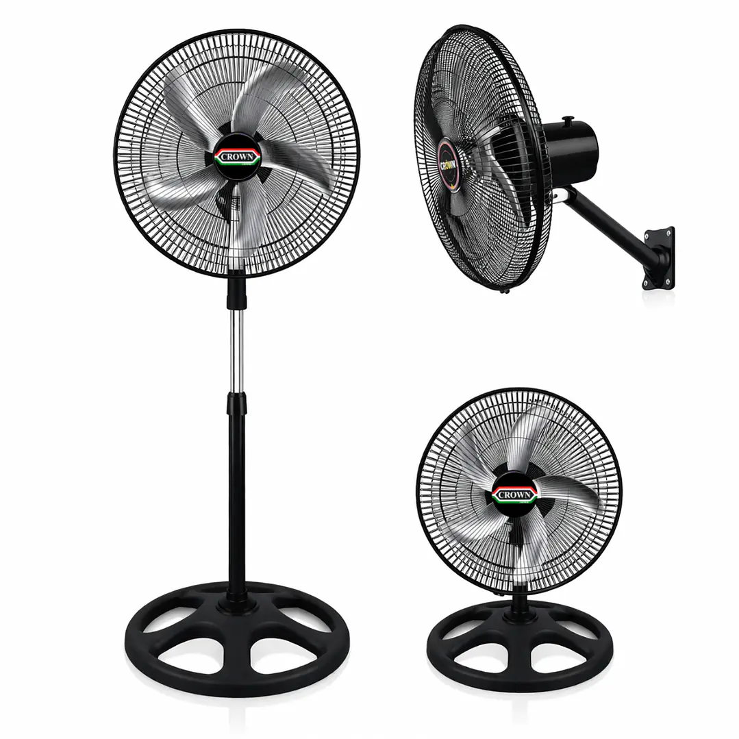 Ventilador 3 en 1 Crown – Potencia y frescura garantizada 1