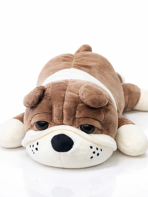 Peluche Perrito Bulldog 27 cm – Suave, Tierno y Realista | Ideal para Regalo