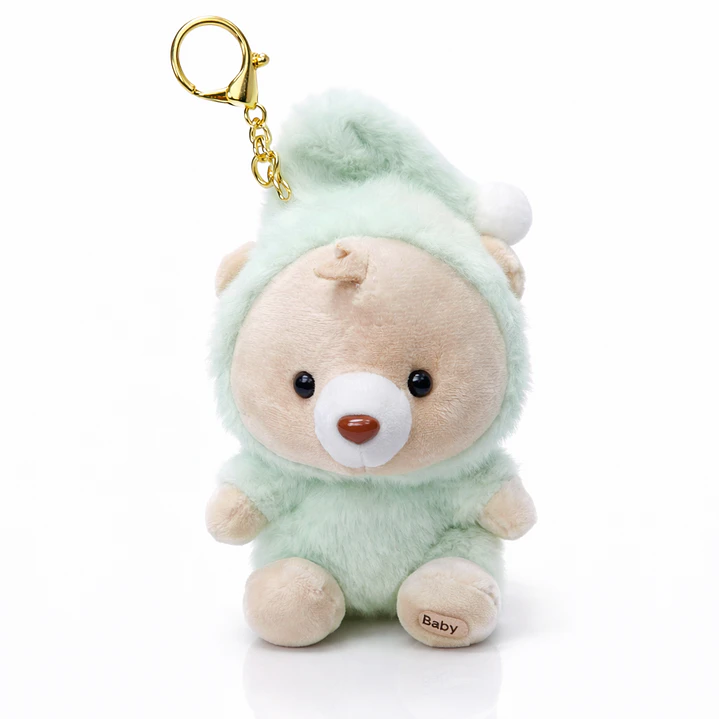 Llavero Peluche Oso Baby 14 cm – Suave, Tierno y Coleccionable | Accesorio para Mochila y Cartera 3