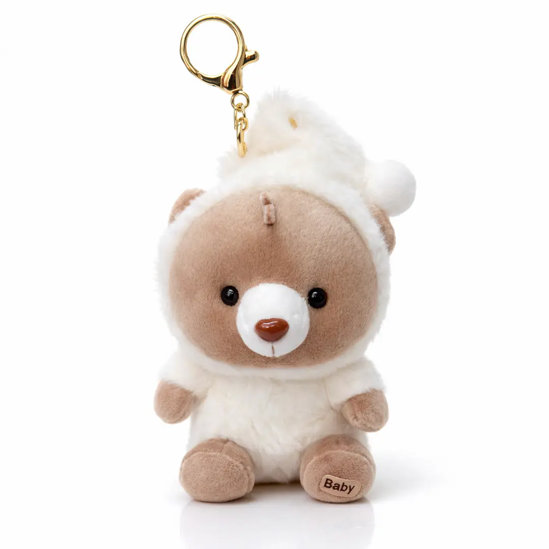 Llavero Peluche Oso Baby 14 cm – Suave, Tierno y Coleccionable | Accesorio para Mochila y Cartera 4
