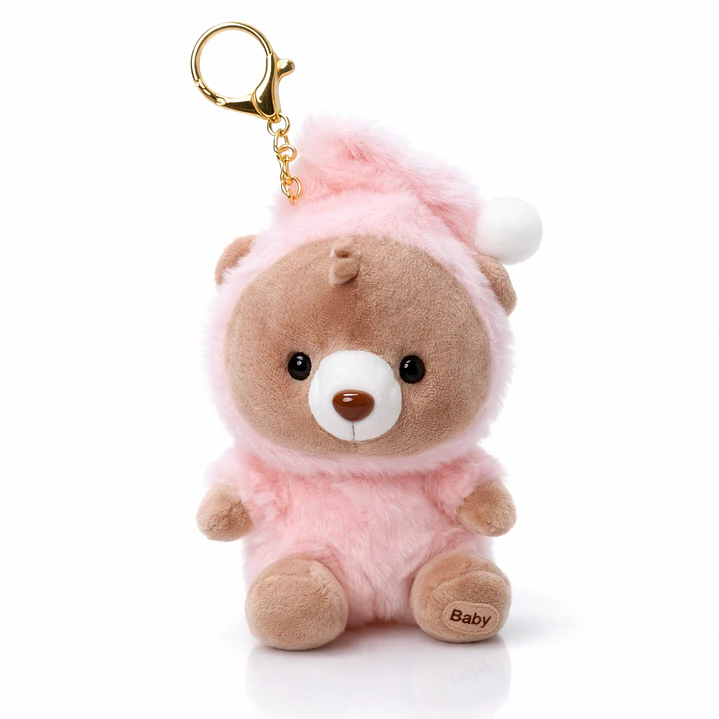 Llavero Peluche Oso Baby 14 cm – Suave, Tierno y Coleccionable | Accesorio para Mochila y Cartera 5