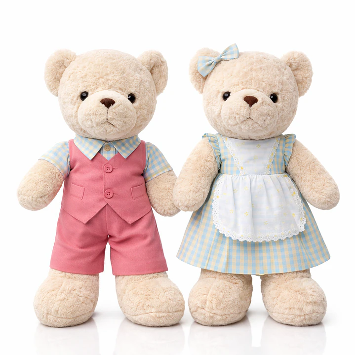 Pareja de Ositos Gigantes 60 cm – Dulzura que Abraza 1