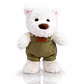 Oso Polar de Peluche Premium 38 cm – Estilo Vintage Elegante - Miniatura 1