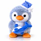 Peluche Pingüino 23 cm con Delfín – Muñeco Suave Premium Antiestrés | Regalo Original - Miniatura 2
