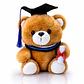 Oso de Peluche Graduación 23 cm con Diploma – Peluche Premium Suave | Regalo Especial - Miniatura 1