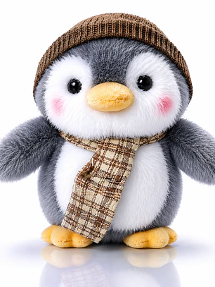 Peluches Pingüino Suave Antiestrés – Muñecos Tiernos Premium con Ropa | Regalo Ideal