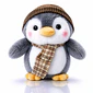 Peluches Pingüino Suave Antiestrés – Muñecos Tiernos Premium con Ropa | Regalo Ideal