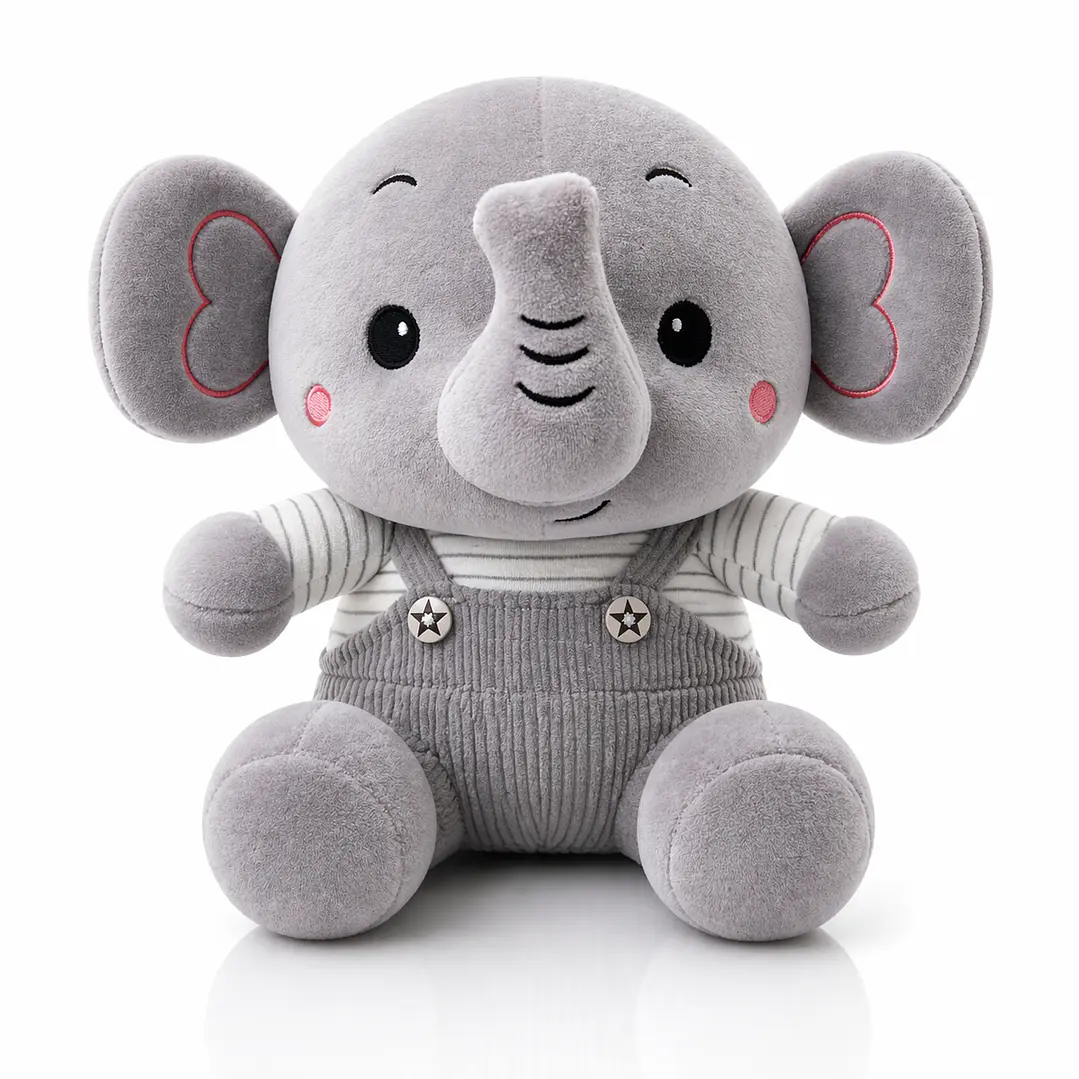 Elefante de Peluche 30 cm – Tierno y Suave 1