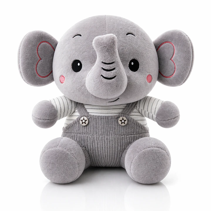 Elefante de Peluche 30 cm – Tierno y Suave 1