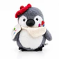 Peluches de Pingüino 22 cm Premium – Decorativos con Accesorios (Chef, Pintor y Pescador) Regalo Original y Tierno