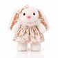 Conejita de Peluche con Vestido – Edición Floral Pastel - Miniatura 4