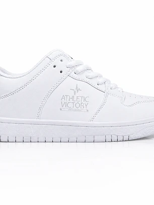 Zapatilla Blanca Total Athletic Victory – Estilo Urbano Minimalista, Tallas 40 al 44