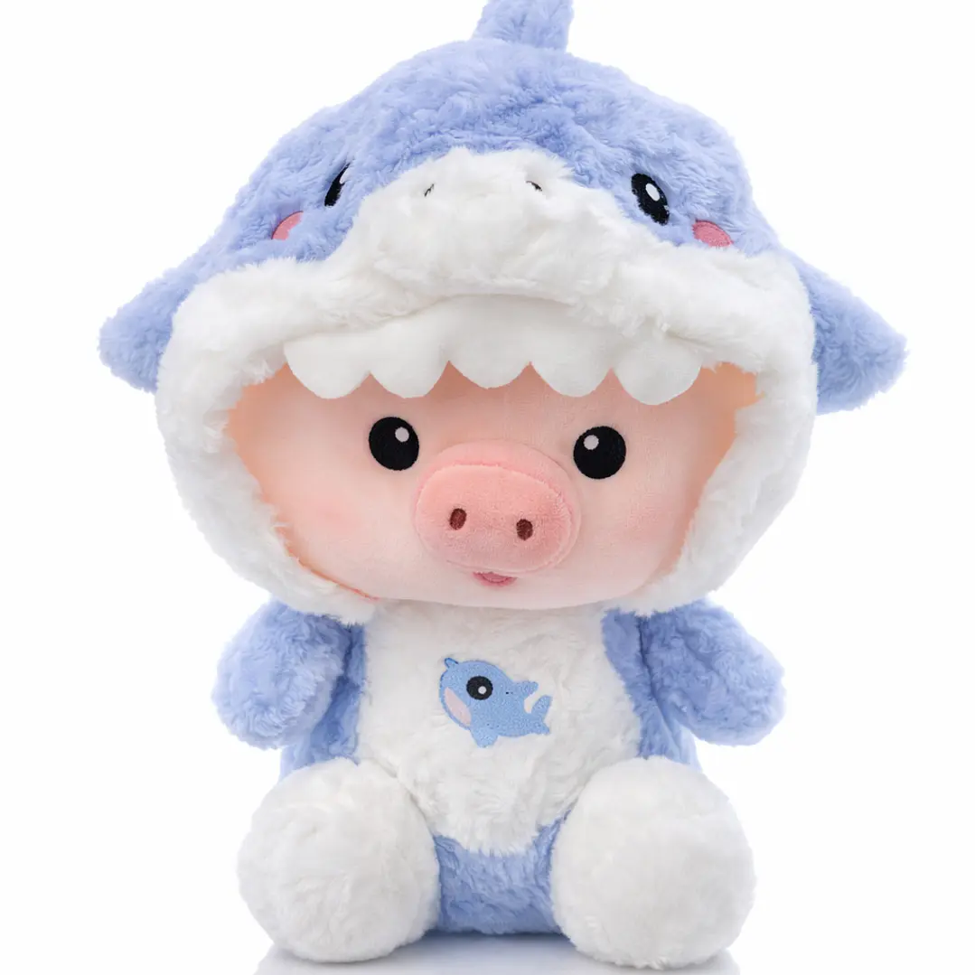 Peluche Infantil 30 cm con Disfraz de Tiburón – Suave, Tierno y Perfecto para Regalo 1