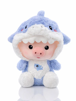 Peluche Infantil 30 cm con Disfraz de Tiburón – Suave, Tierno y Perfecto para Regalo