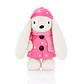 Conejo de Peluche 30 cm con Ropa y Bufanda | Peluche Suave para Regalo y Decoración - Miniatura 3