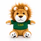 Peluche León 28 cm – León de Peluche Suave Decorativo para Regalo en Colores Azul, Rosa y Verde - Miniatura 1