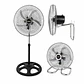 Ventilador 18 “ 3 en 1 Crown – Potencia y frescura garantizada- Galvanizado  - Miniatura 1