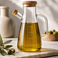 Set de Aceitera y Vinagrera de Vidrio con Medidor (1 litro, 2 Piezas) - Miniatura 1