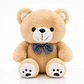 Oso de Peluche con Lazo 30 cm | Suave, Tierno y de Alta Calidad - Miniatura 1