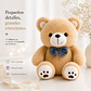 Oso de Peluche con Lazo 30 cm | Suave, Tierno y de Alta Calidad - Miniatura 3