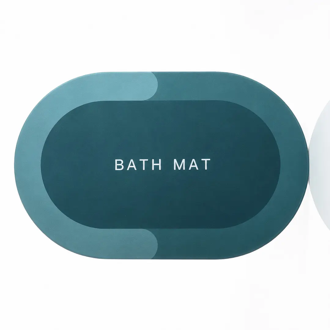 Alfombra de Baño Súper Absorbente Antideslizante | Secado Rápido para Ducha, Cocina y Hogar 5