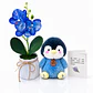 Dúo de Regalo: Peluche de 15 cm + Orquídea Artificial - Miniatura 1