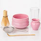 Set Completo para Preparar Té Matcha de Cerámica Rosada - Miniatura 3