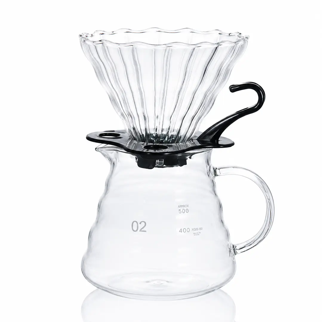 Set de Café Filtrado con Dripper y Jarra de Vidrio 2