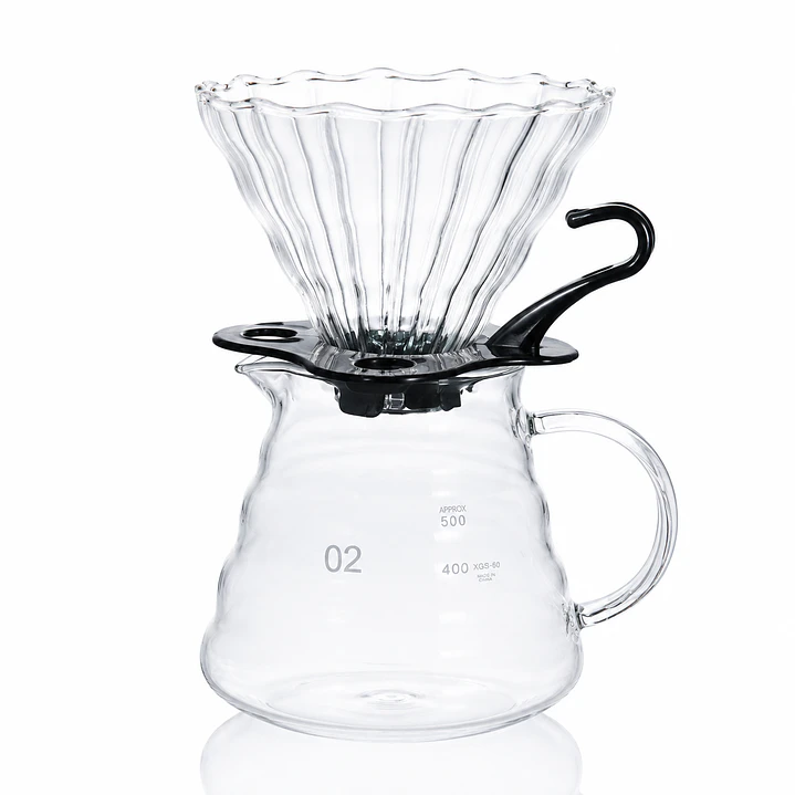Set de Café Filtrado con Dripper y Jarra de Vidrio 2
