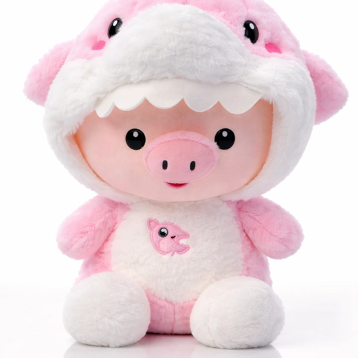 Peluche Infantil 30 cm con Disfraz de Tiburón – Suave, Tierno y Perfecto para Regalo 1