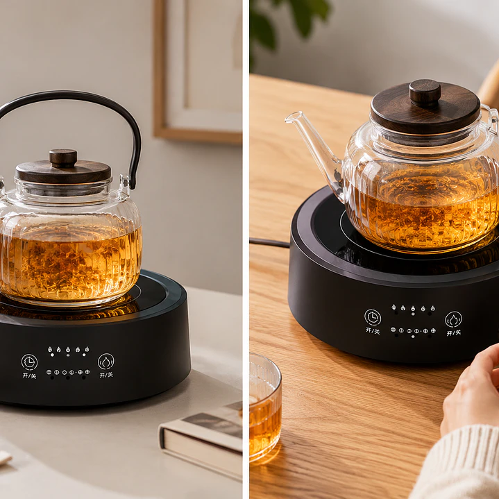 Cocina Eléctrica Portátil de 1500 W con Control Táctil 1