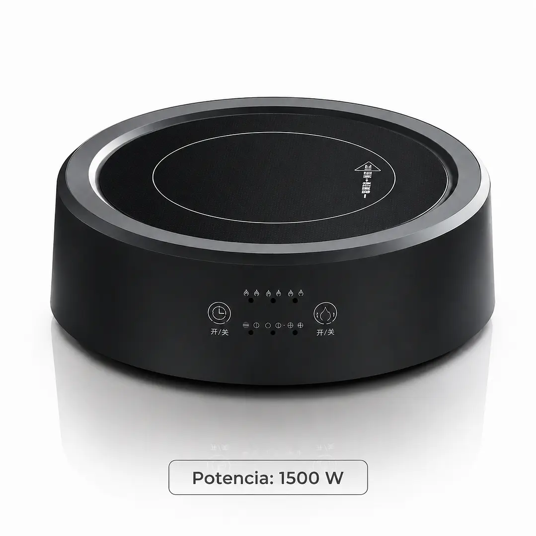 Cocina Eléctrica Portátil de 1500 W con Control Táctil 2
