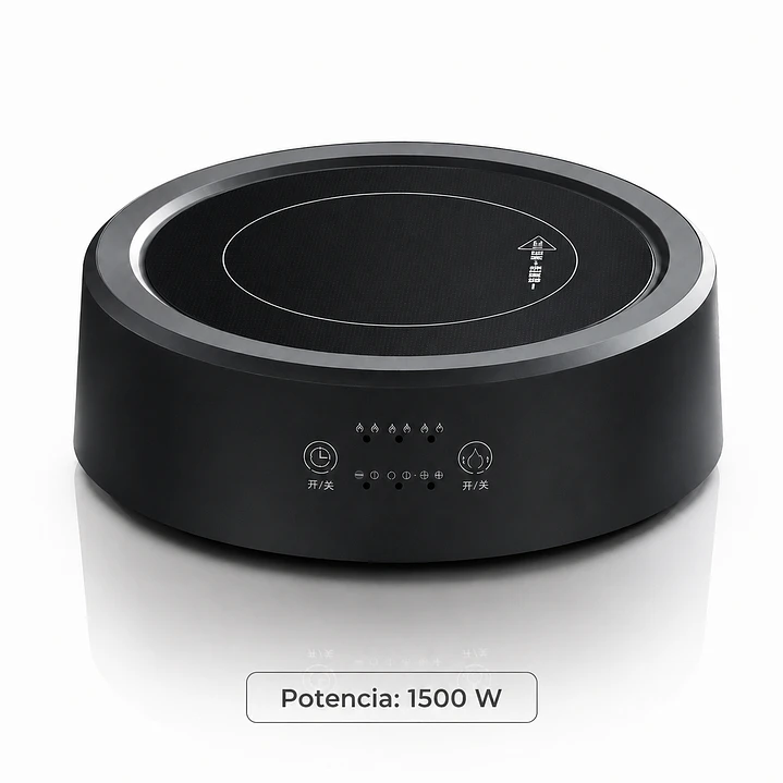 Cocina Eléctrica Portátil de 1500 W con Control Táctil 2