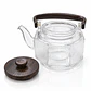Tetera Infusora de Vidrio con Mango de Madera - 1000ML - Miniatura 6