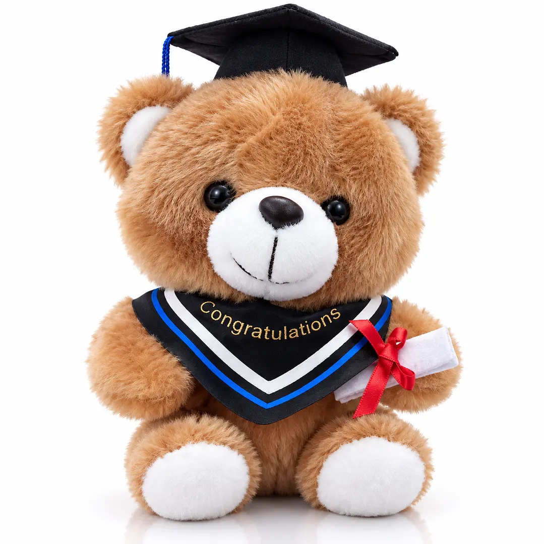 Oso de Peluche Graduación 23 cm con Diploma – Peluche Premium Suave | Regalo Especial 1