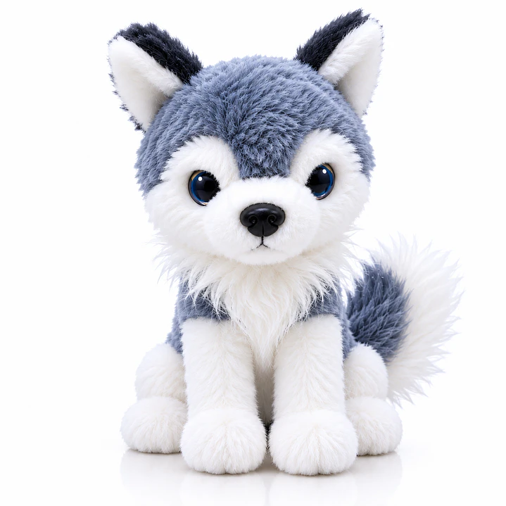 Peluche Husky Siberiano 23 cm – Suave y Tierno 1