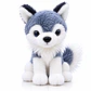 Peluche Husky Siberiano 23 cm – Suave y Tierno - Miniatura 1