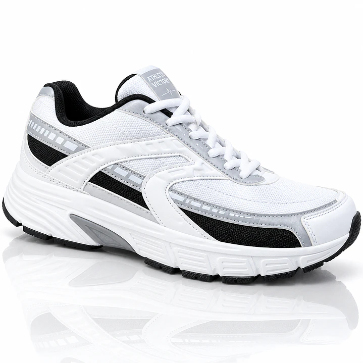 Zapatillas AV Nexus blanco, negro y plata | Athletic Victory 1