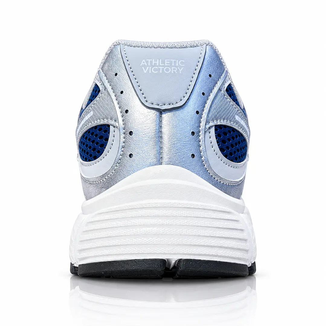 Zapatillas AV Tempo azul y plata | Athletic Victory 3