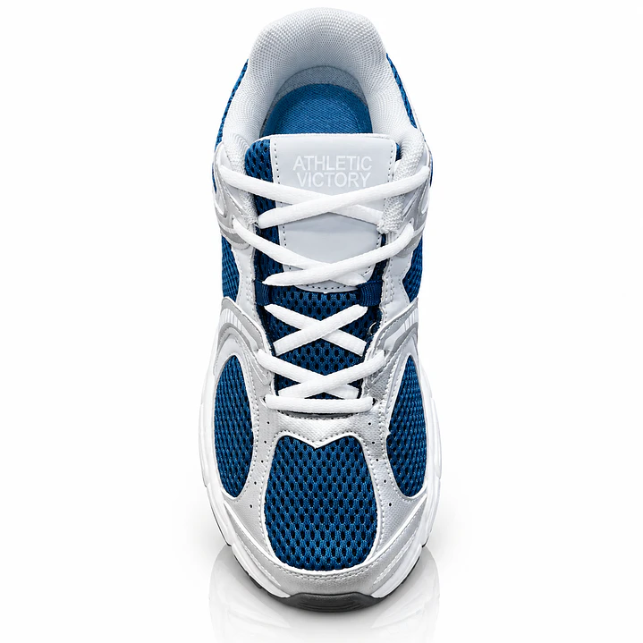 Zapatillas AV Tempo azul y plata | Athletic Victory 4