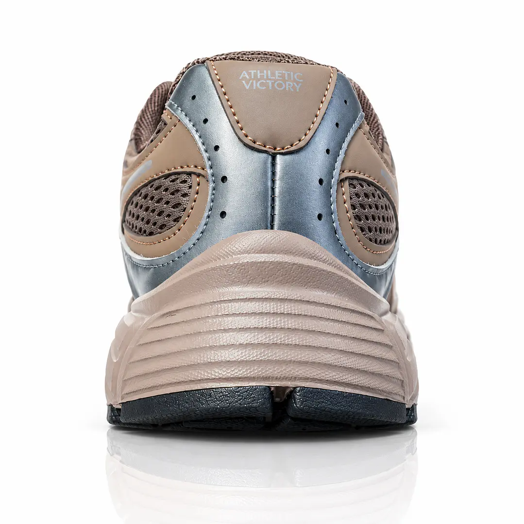Zapatillas AV Tempo taupe y azul gris | Athletic Victory 2
